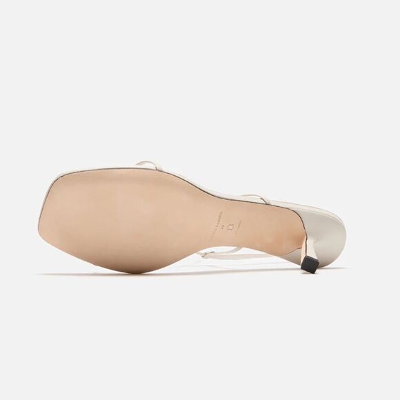 Studio Amelia Crossfront 70 Heels shoes white strappy wedding party Revolve 9 - Picture 6 of 16